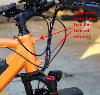 E-Bike Front Mounted Basket